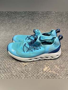 On Cloud Cloudleap Blue Shoes Size 2.5 Boys
